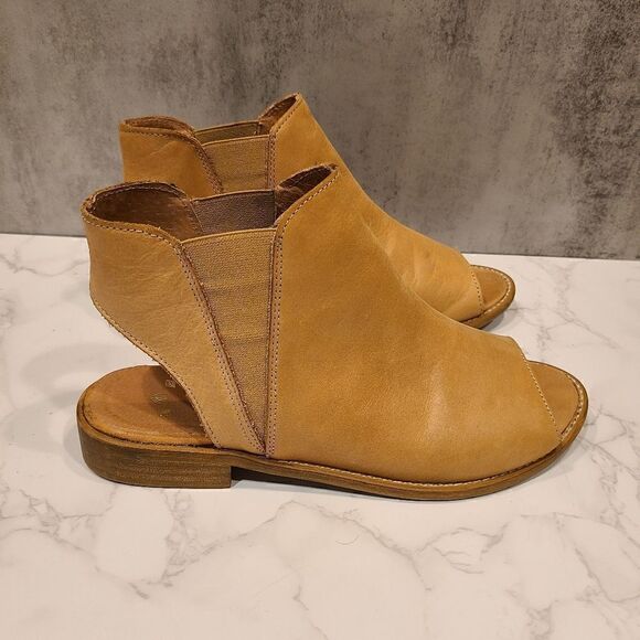 Musse & Cloud - Ciara Open Toed Leather Sandals, Country Girl, Boho-chic | 7.5-8 - Picture 3 of 13